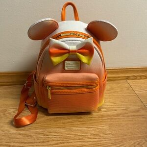 Loungefly mini backpack Halloween candy corn Disney parks